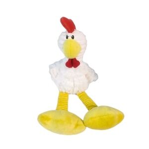 Rare Dog Toy Chew Guard Technology Chicken Plush Squeaky